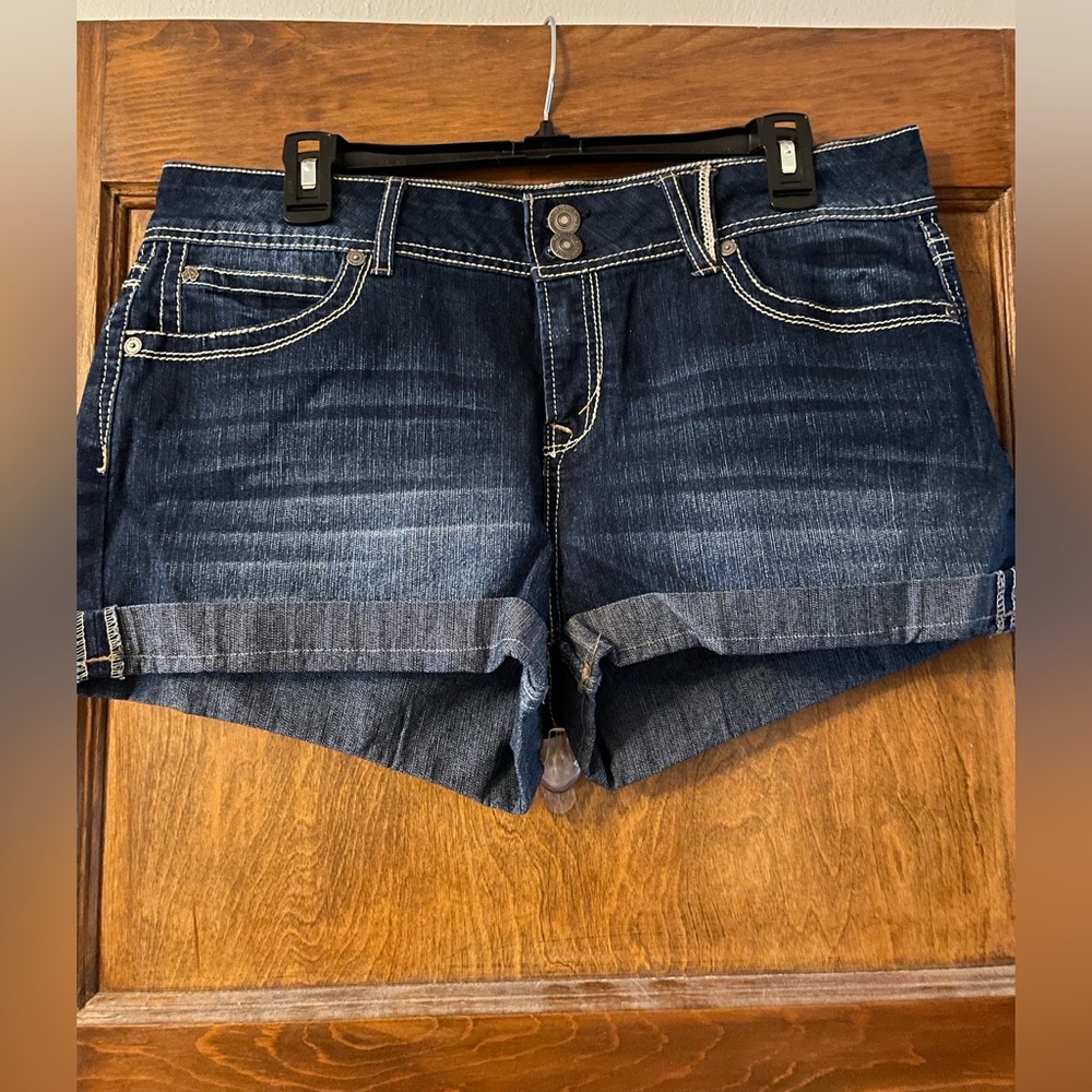 Dark Wash Jean Shorts